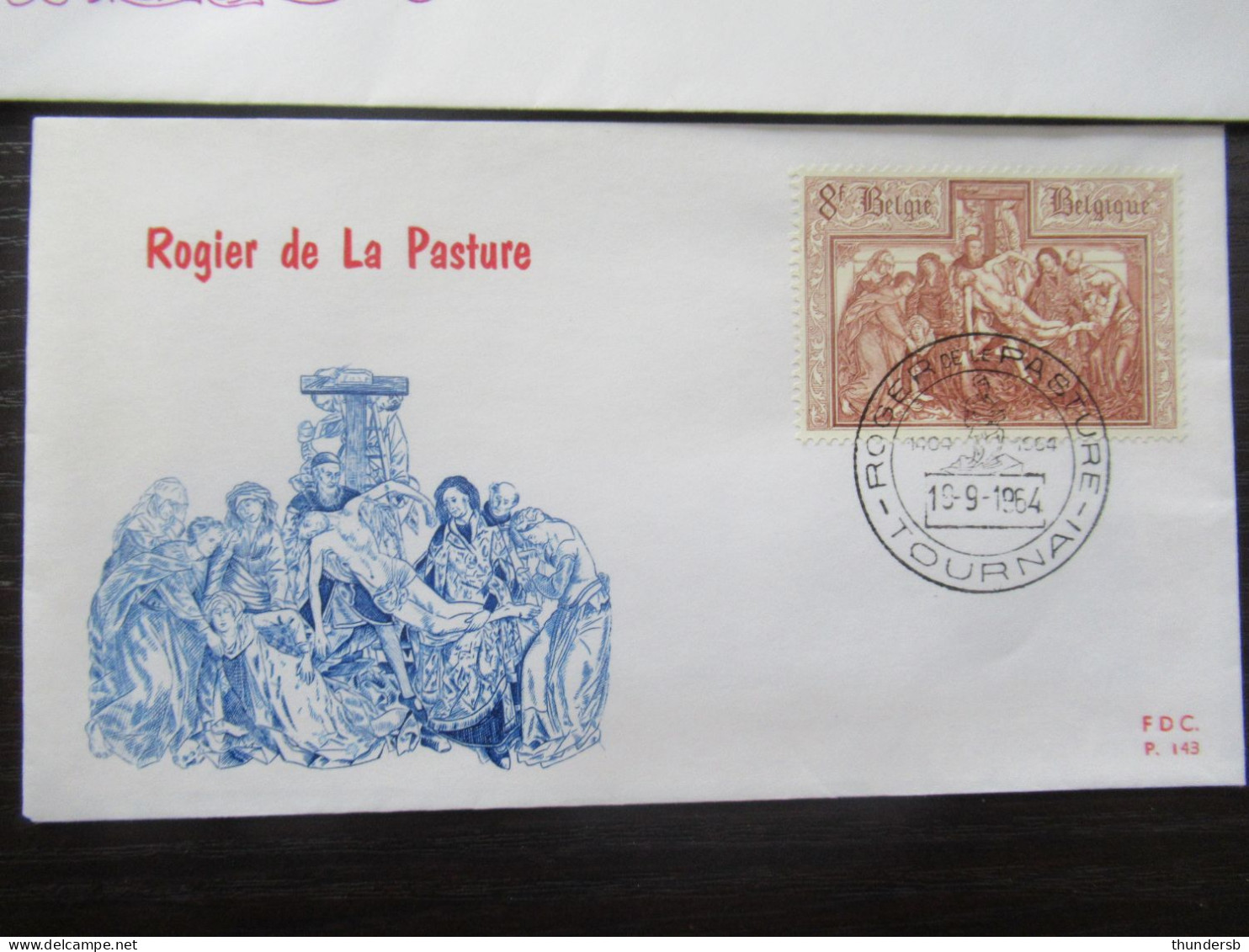 FDC BL37 En 1303 'Van Der Weyden' - 1961-1970