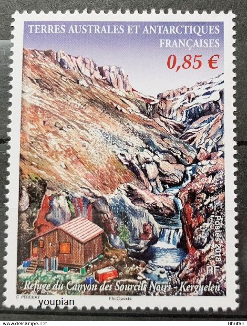 French Antarctic Territories 2018, Canyon - Kerguelen, MNH Single Stamp - Nuevos