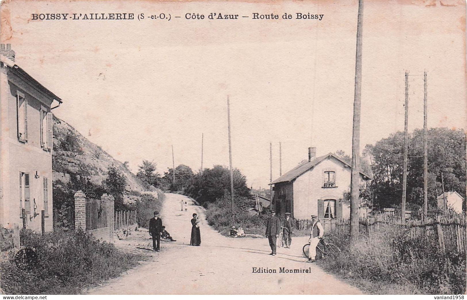 BOISSY L'AILLERIE-côte D'Azur -route De Boissy - Boissy-l'Aillerie