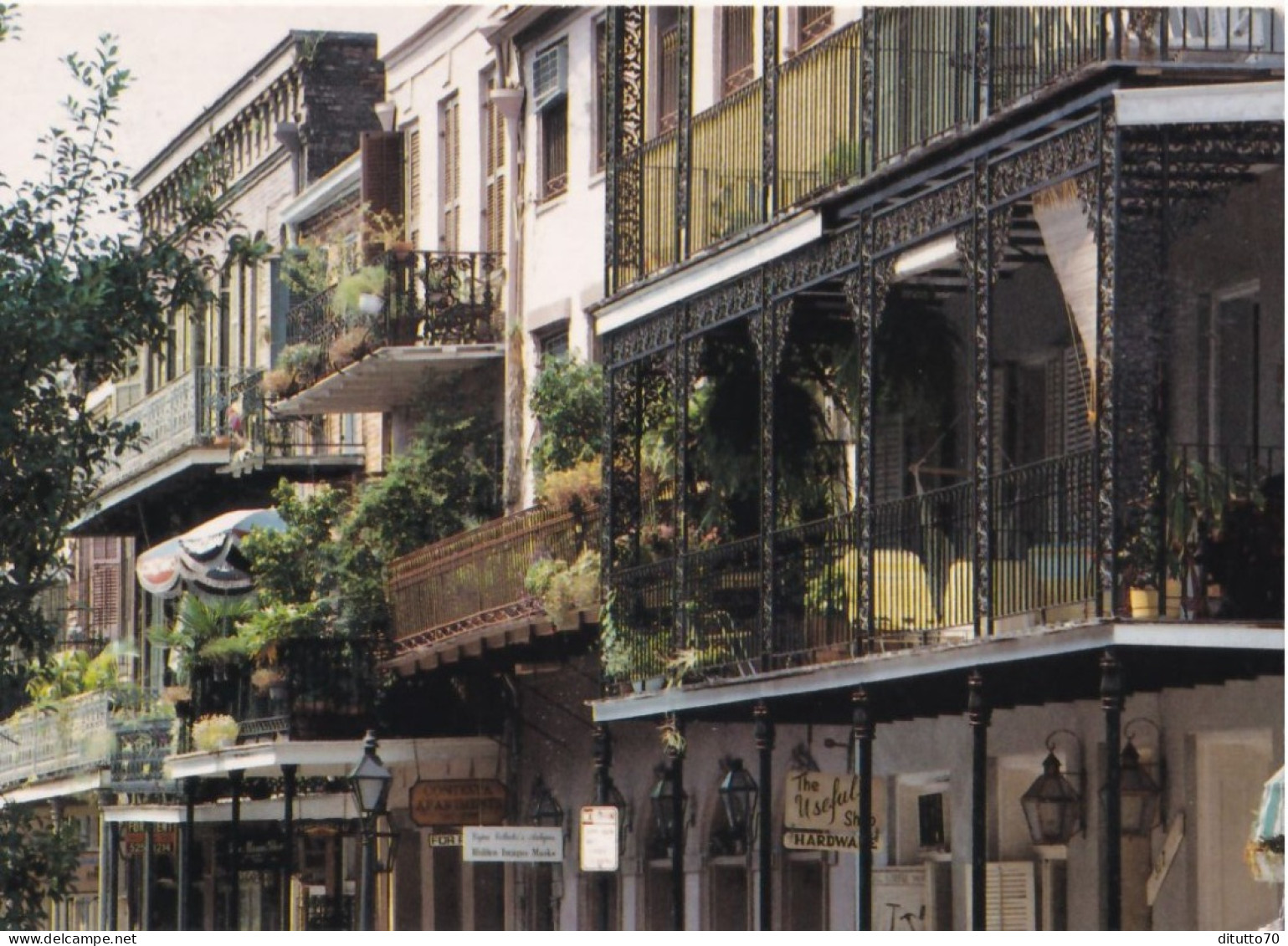 New Orleans - Lace Balconies - Formato Grande Viaggiata – FE390 - New Orleans