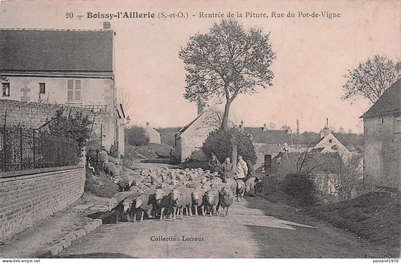 BOISSY L'AILLERIE-rentrée De La Pâture Rue Du Pot De Vigne - Boissy-l'Aillerie