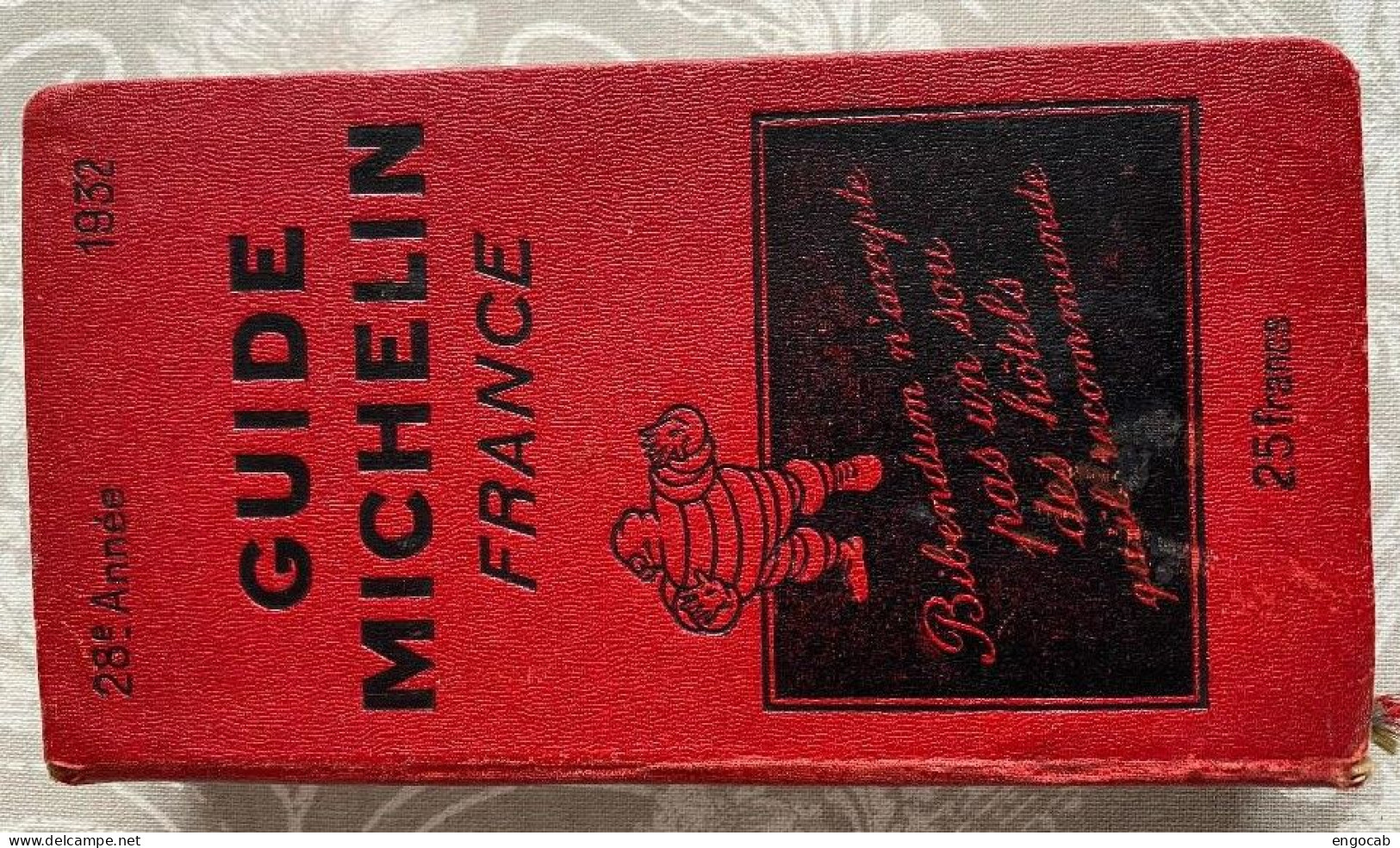 Guide Michelin 1932 A - Michelin-Führer