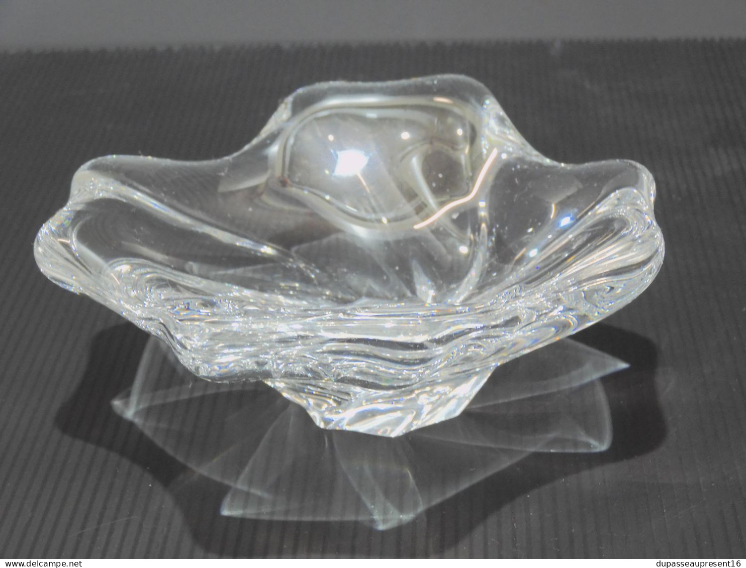 -VIDE POCHE FORME LIBRE CRISTAL BACCARAT  Cadeau ETS SALOMON JARNAC COGNAC   E - Glass & Crystal