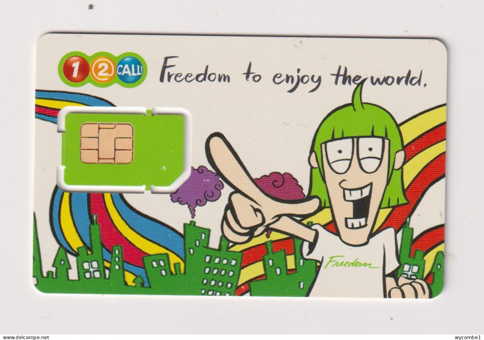 THAILAND - Freedom To Enjoy The World SIM With Chip Unused  Phonecard - Thaïlande