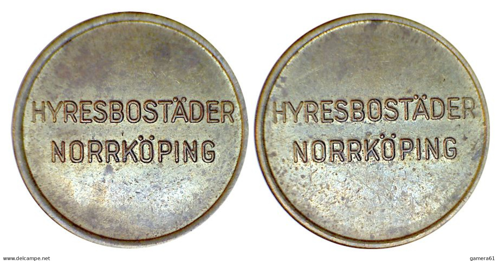 01399 GETTONE TOKEN JETON FICHA SWEDEN APPARTAMENTI AFFITTO HYRESBOSTADER NORRKOPING - Andere & Zonder Classificatie