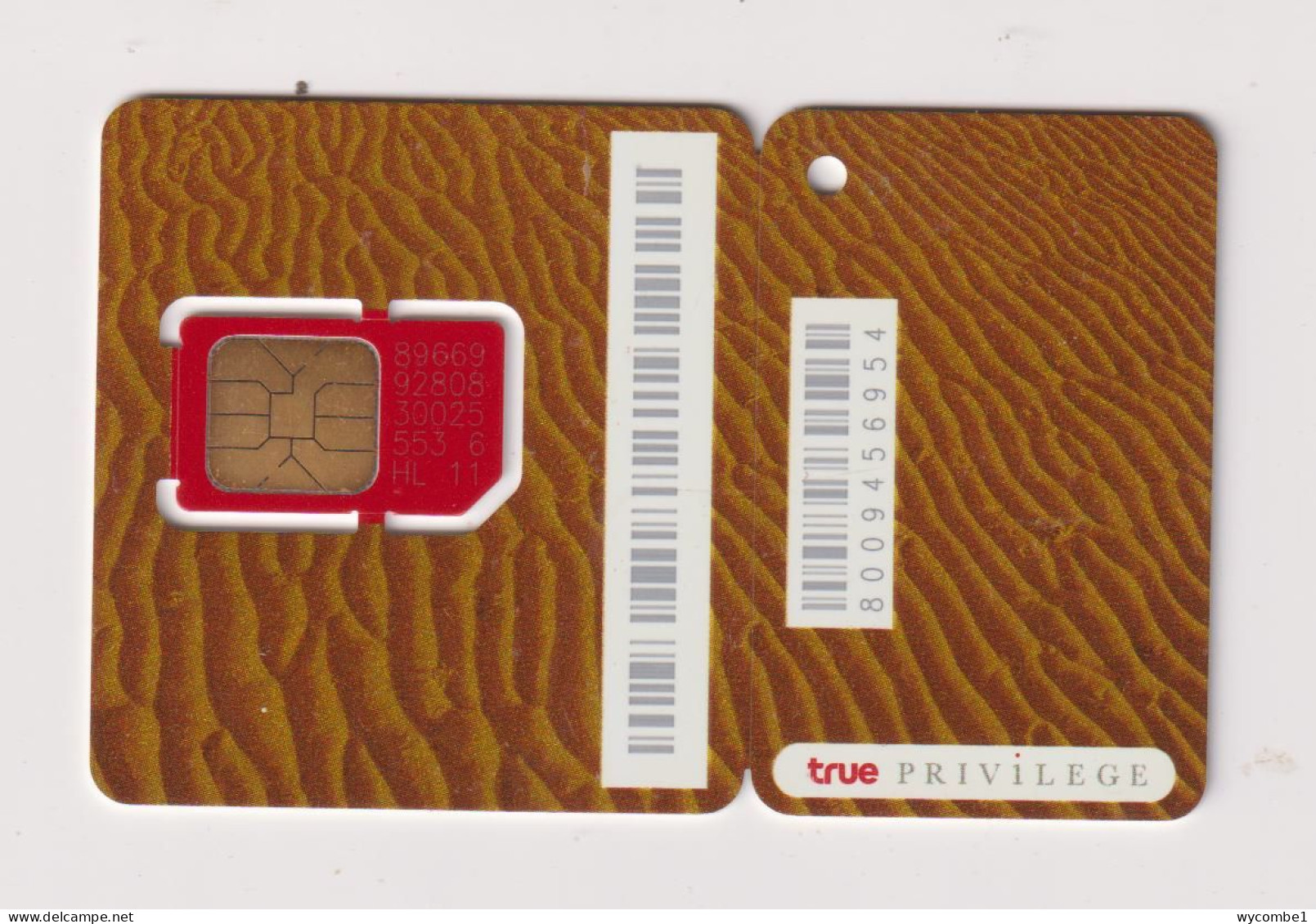 THAILAND - Privilege SIM With Chip Unused  Phonecard - Tailandia