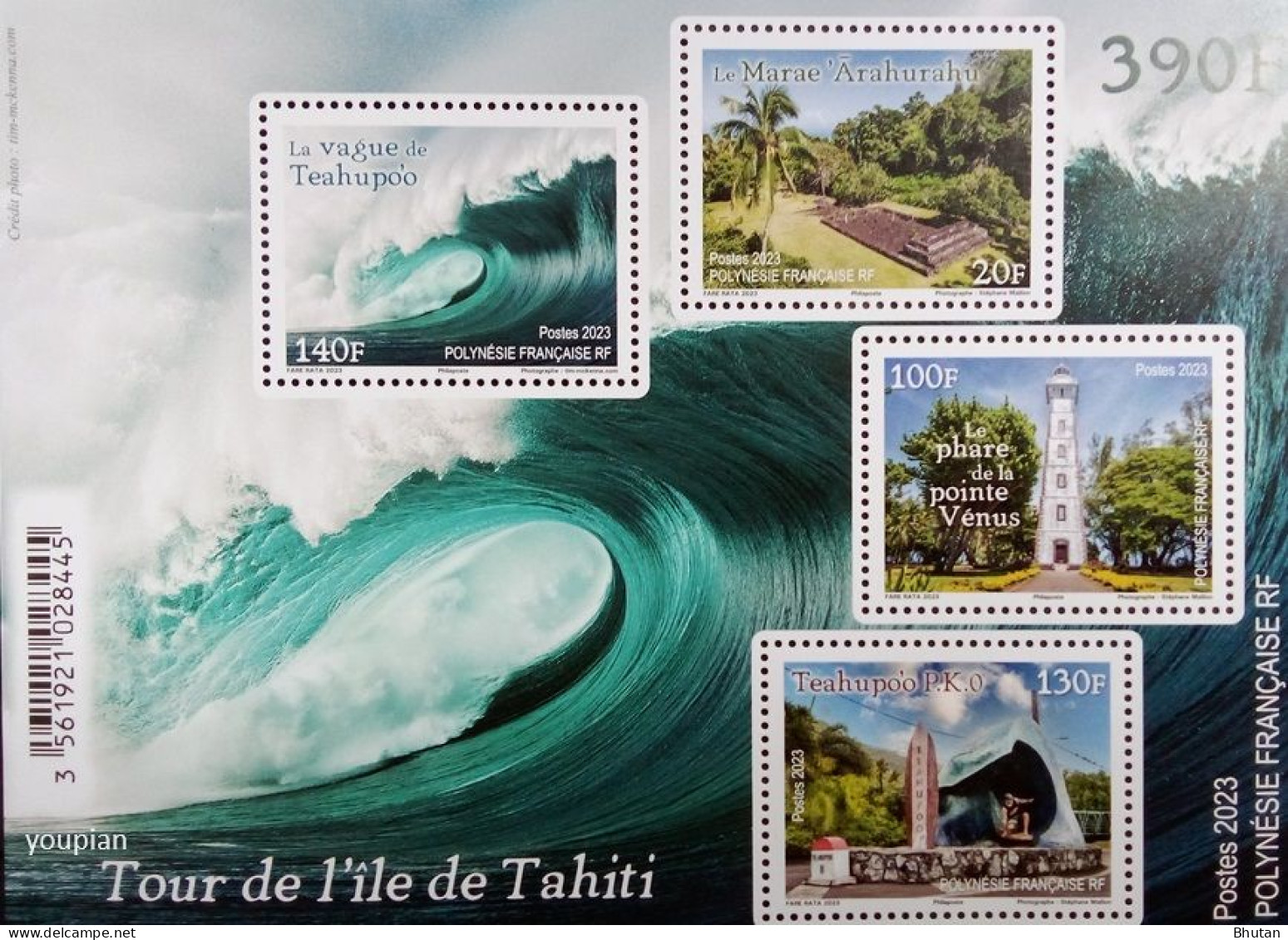 French Polynesia 2023, Tour On Tahiti Island, MNH S/S - Neufs