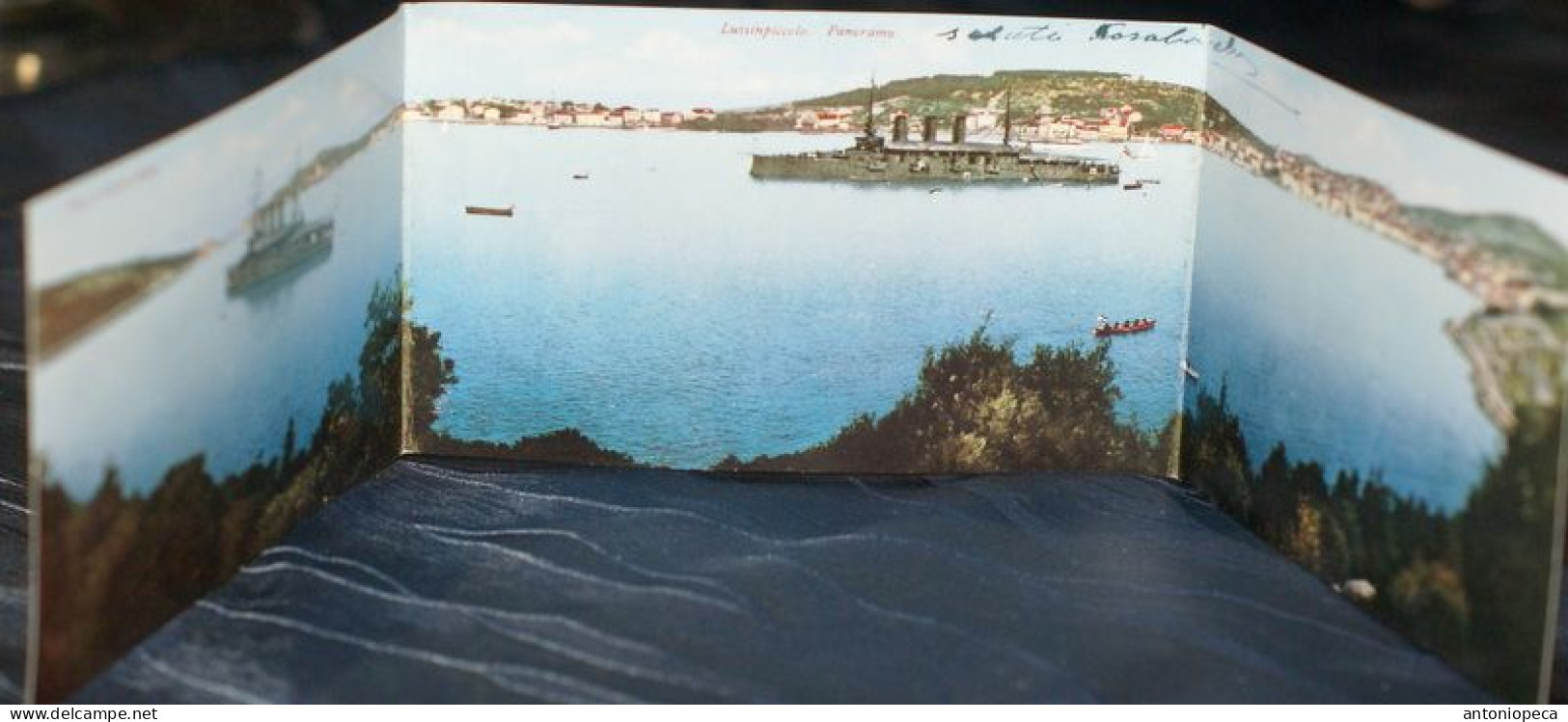 CARTOLINA ARTISTICA  INTERO POSTALE DA POLA A FIUME 1915 - Fiume