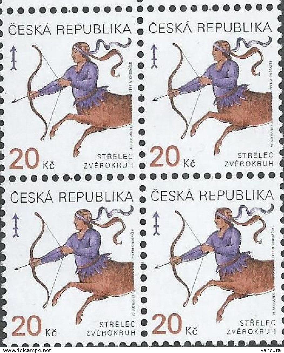 ** 228 Czech Republic Sagitarius Zodiac 1999 - Mythologie