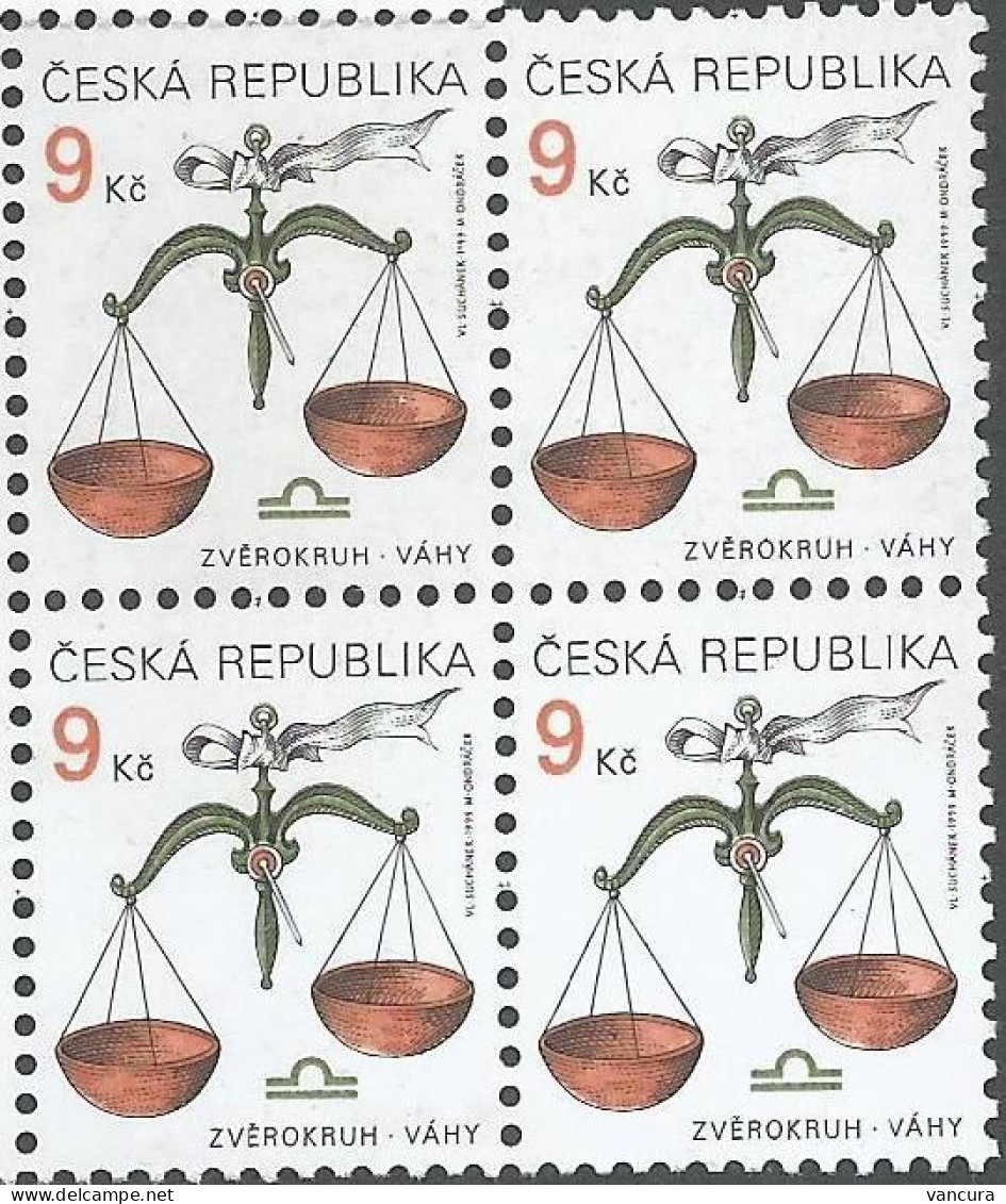 218 Czech Republic Zodiac Libra 1999 - Mythology