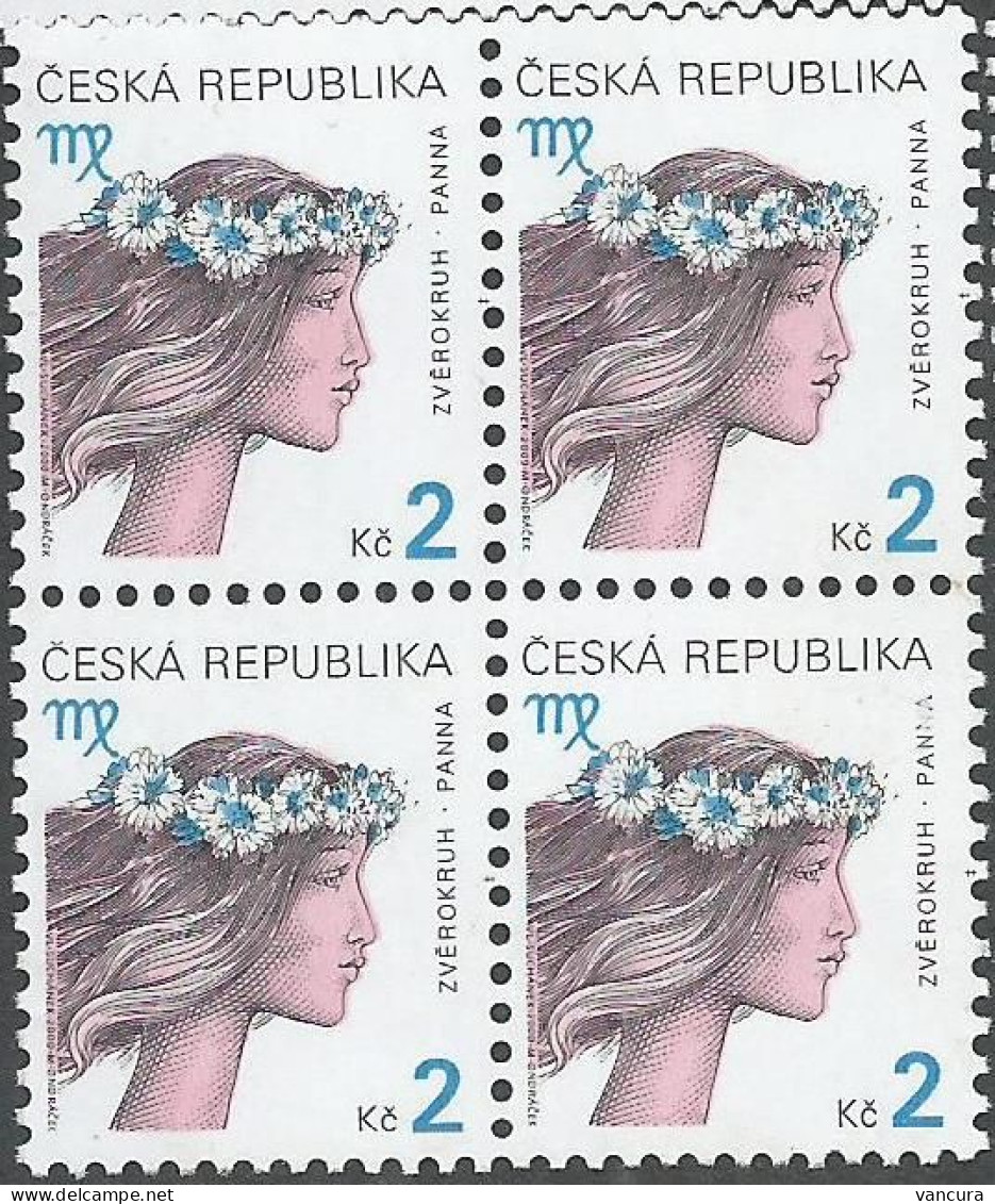 ** 258 Czech Republic Virgo Zodiac 2000 - Mythologie