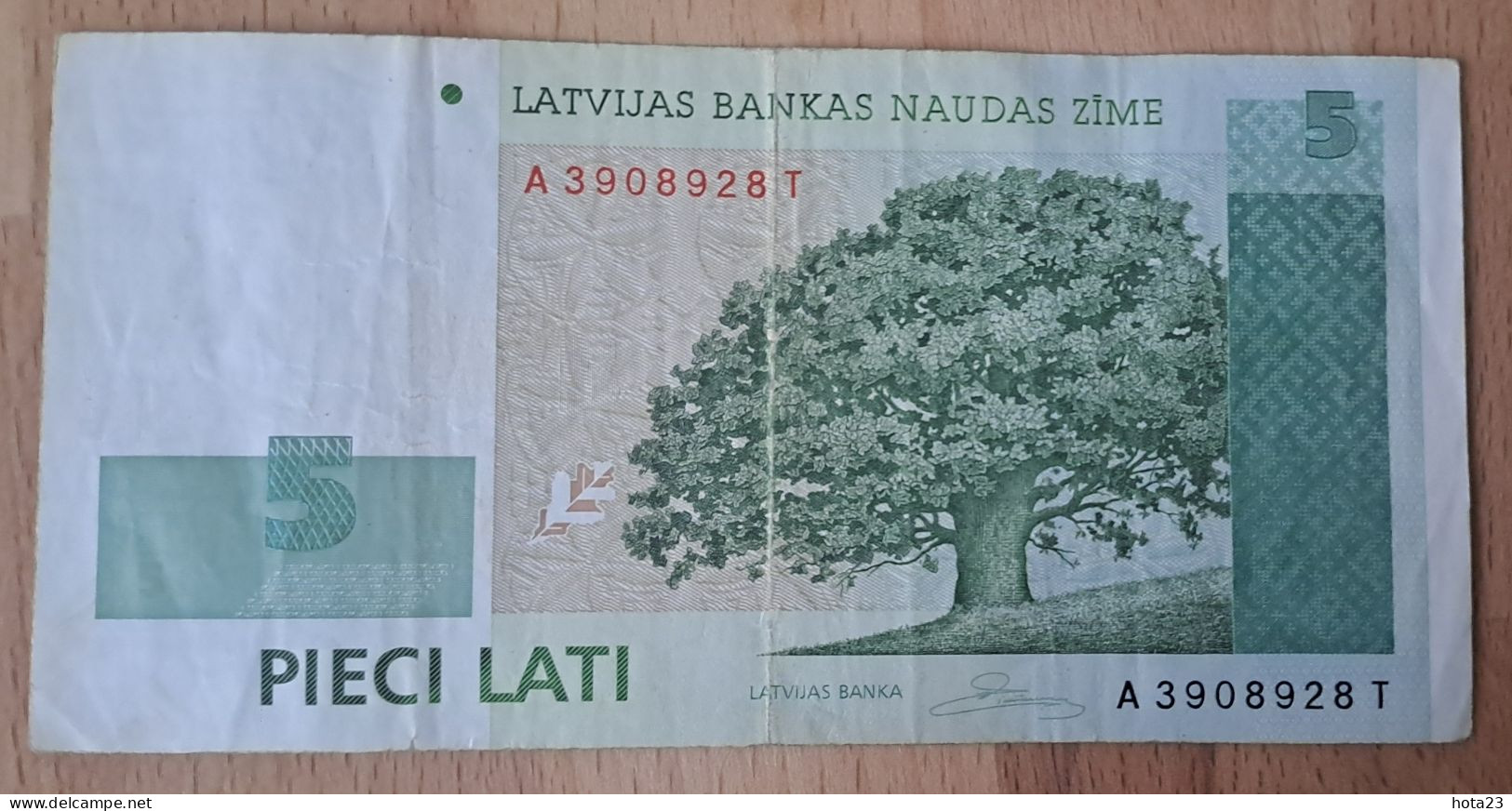 LATVIA LETONIA  , Lettland   5 LATI 2007 - P-53 - Banknote Circulated - Lettonie