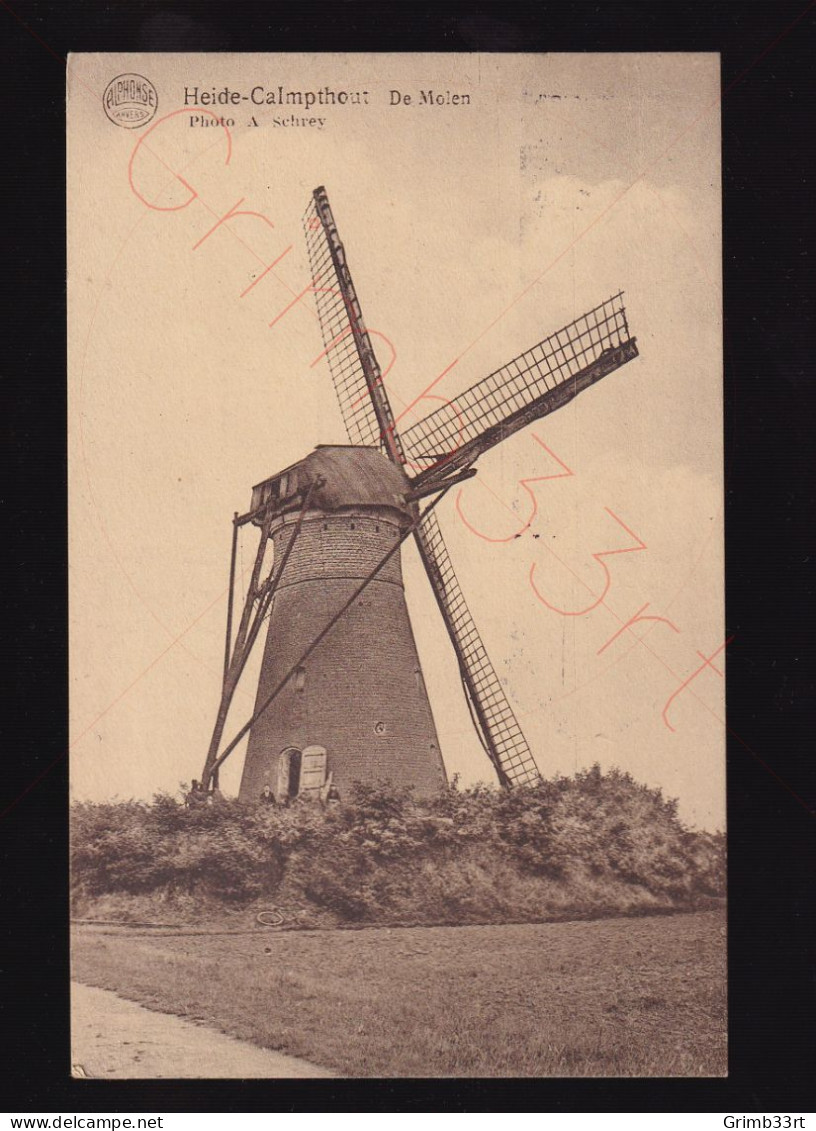 Heide-Calmpthout - De Molen - Postkaart - Kalmthout