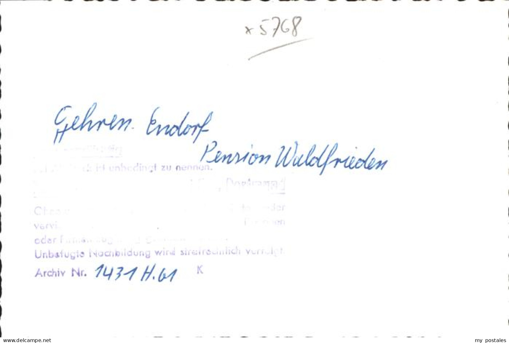 41203711 Endorf Sauerland Pension Waldfrieden Sundern (Sauerland) - Sundern