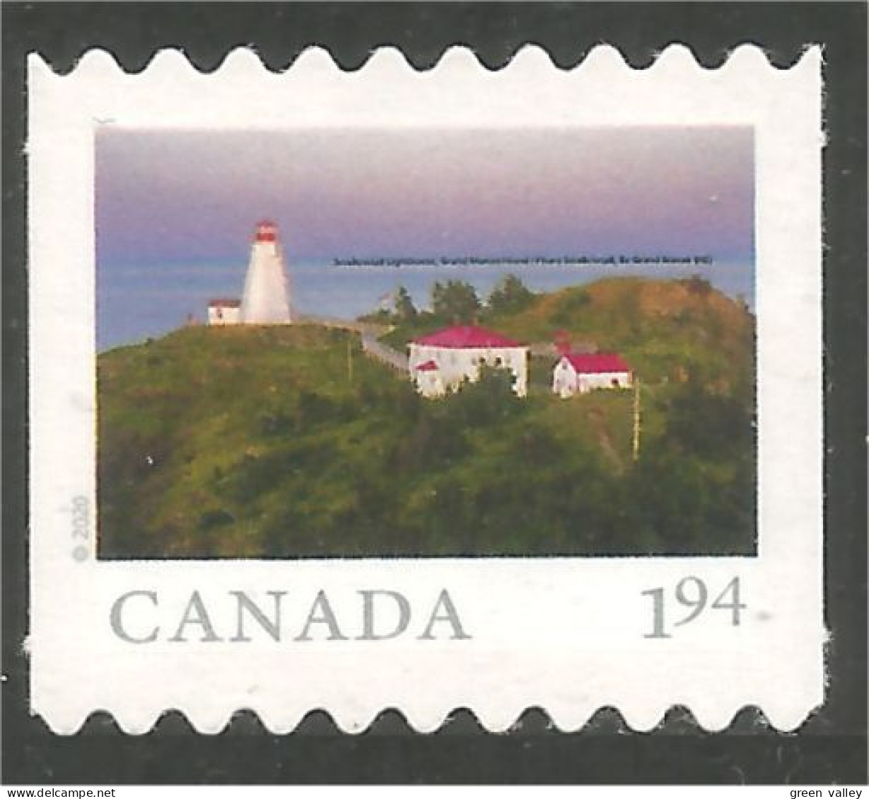 Canada Phare Swallowtail Lighthouse Grand Manan Annual Collection Annuelle MNH ** Neuf SC (C32-27ia) - Ongebruikt