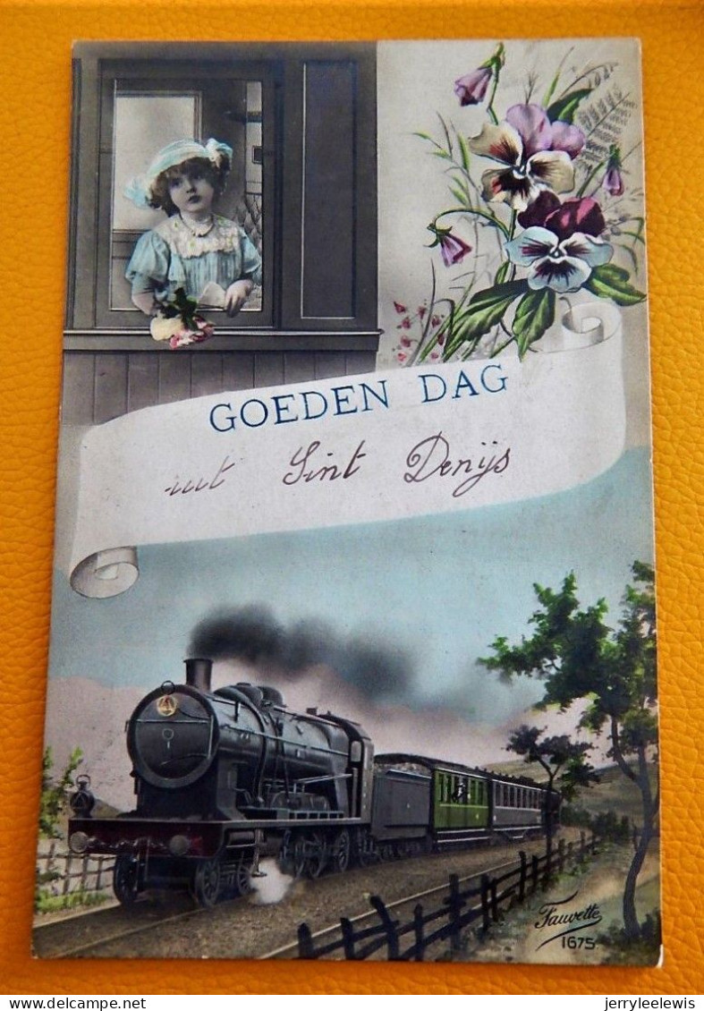 SINT DENIJS  -   SAINT-GENOIS  -  Goeden Dag Uit Sint Denijs   -  1914 - Zwevegem