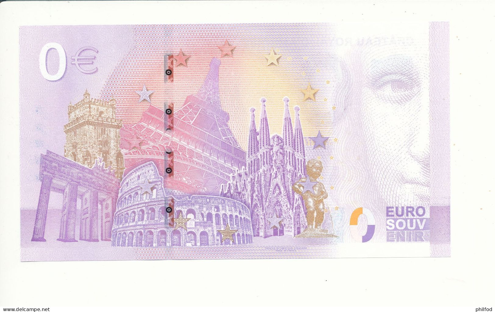 Billet Touristique  0 Euro  - CHÂTEAU ROYAL D'AMBOISE -  2023-3 - UEAB -  N° 5761 - Altri & Non Classificati