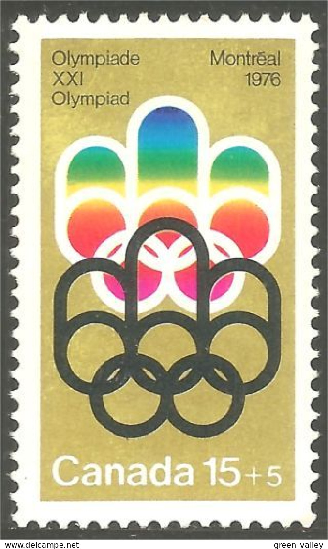 Canada 15c+5c Jeux Olympiques Montreal 1976 Olympic Games MNH ** Neuf SC (CB-03b) - Neufs