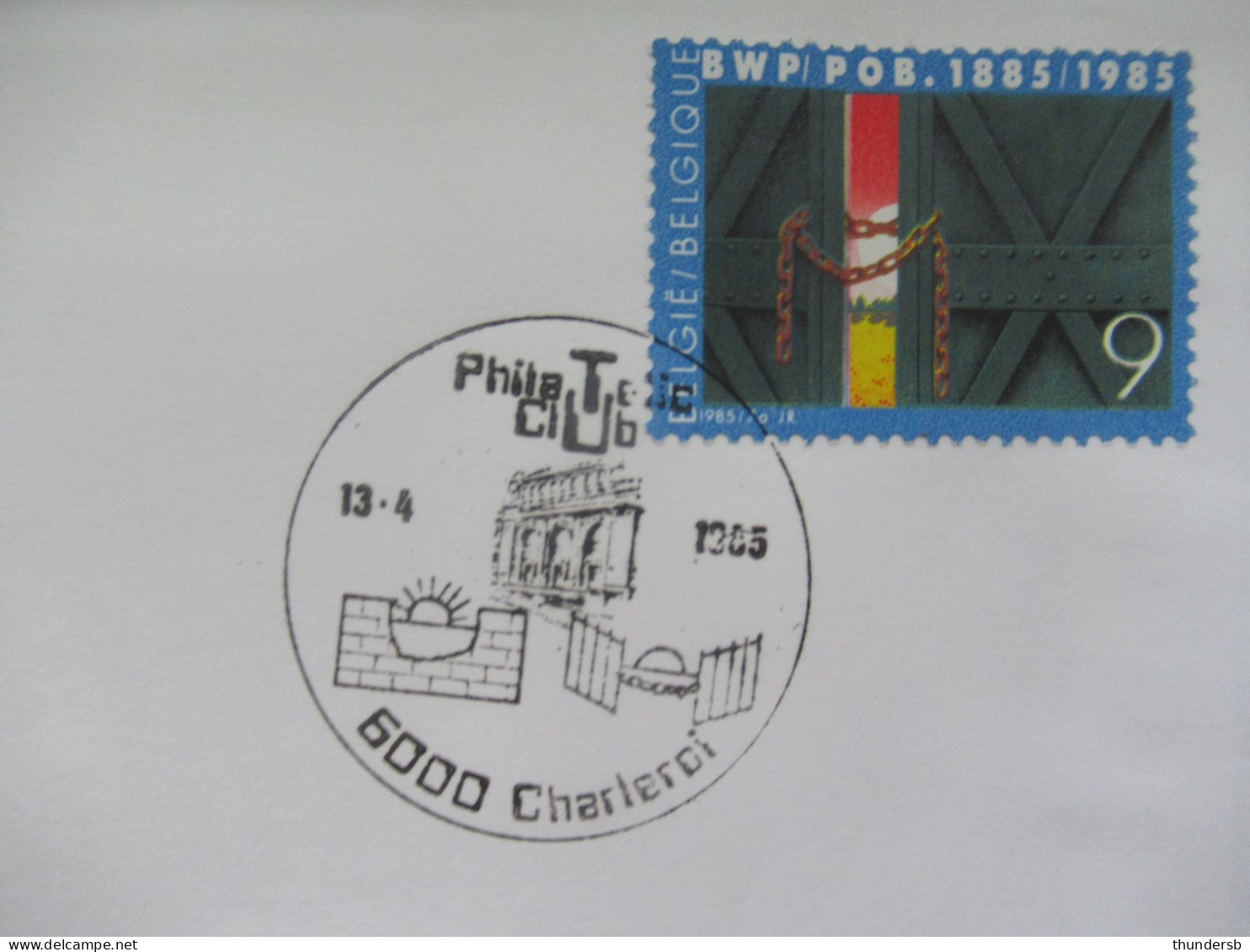 FDC 2167/68 'Belgische Werkliedenpartij' - 1981-1990