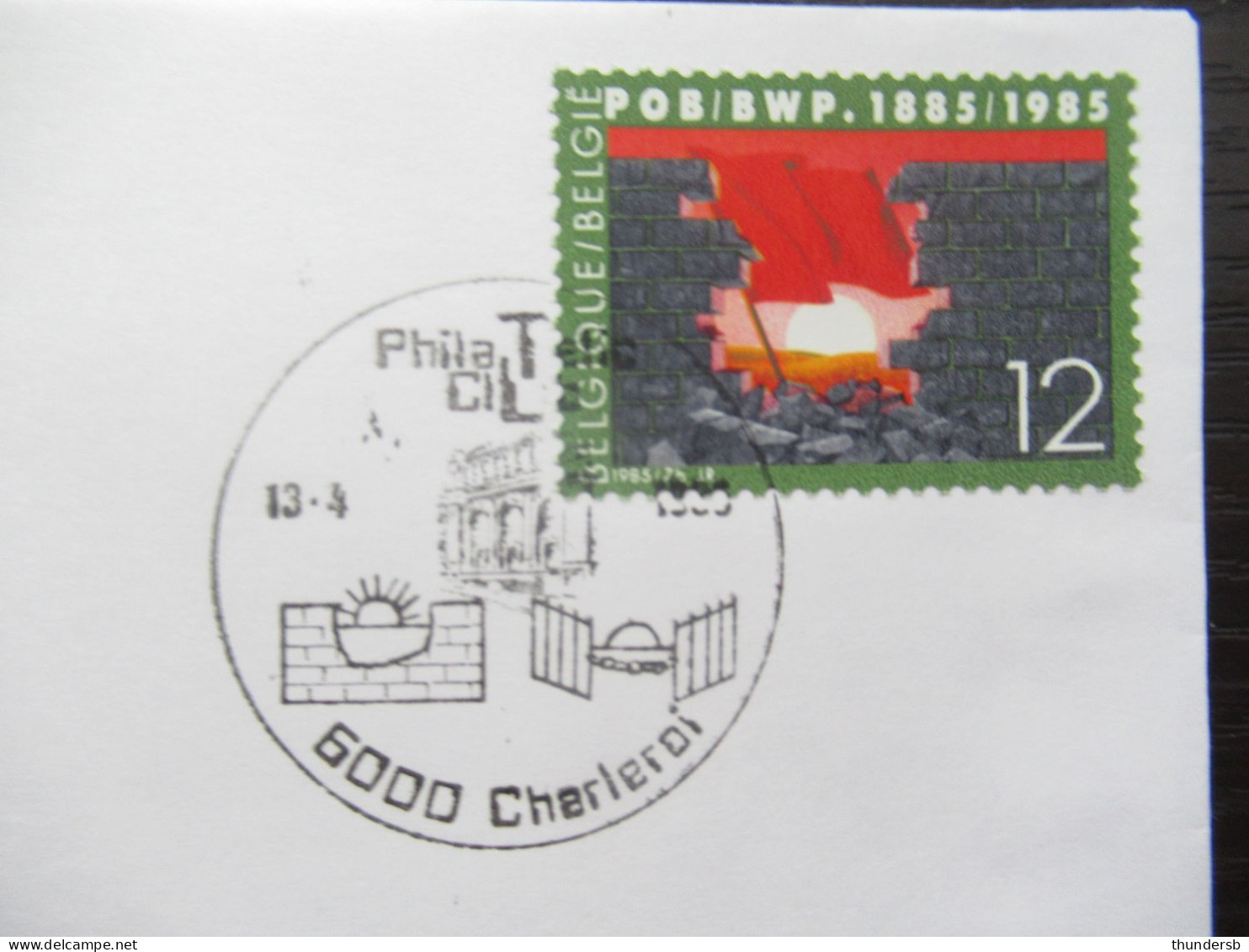 FDC 2167/68 'Belgische Werkliedenpartij' - 1981-1990