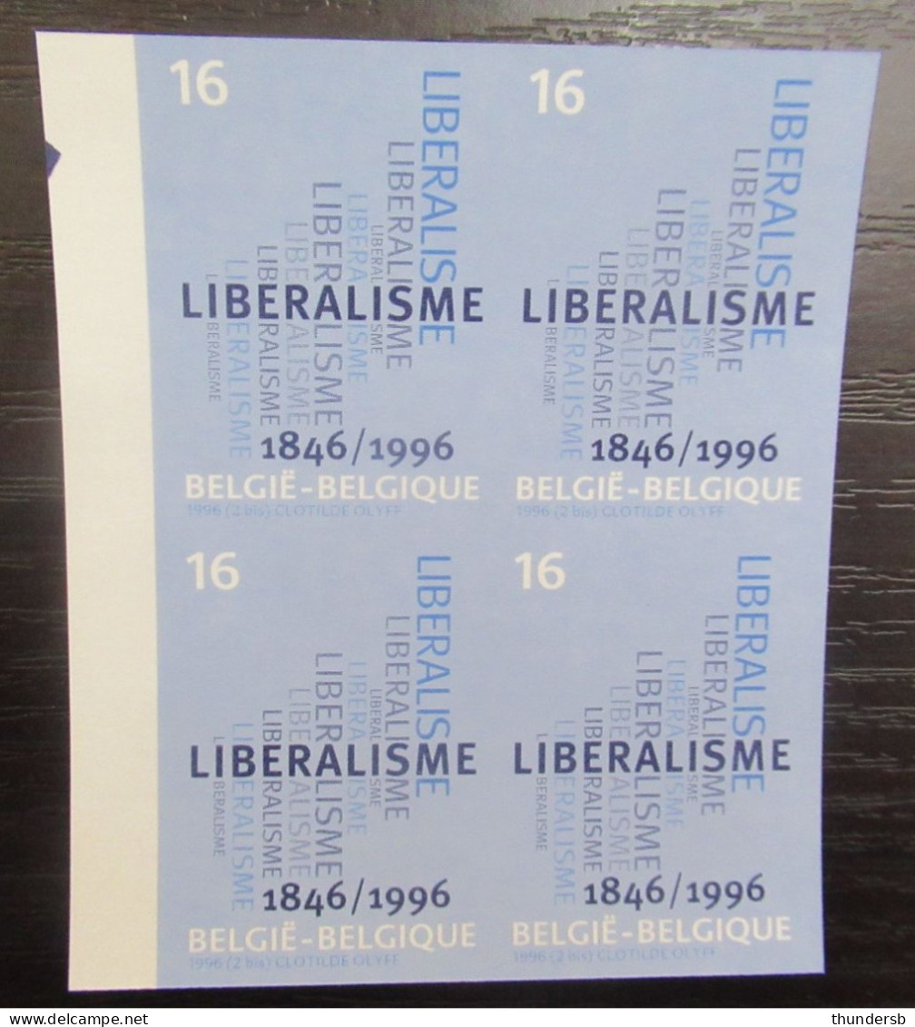 2628 'Liberalisme' - Ongetand - Côte: 40 Euro - 1981-2000