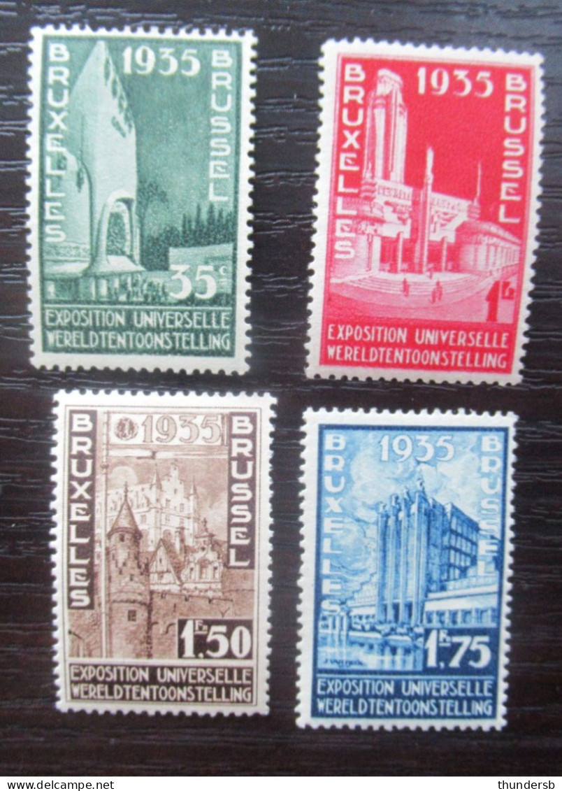 386/89 'Expo Brussel 1935' - Ongebruikt * - Côte: 14 Euro - Neufs