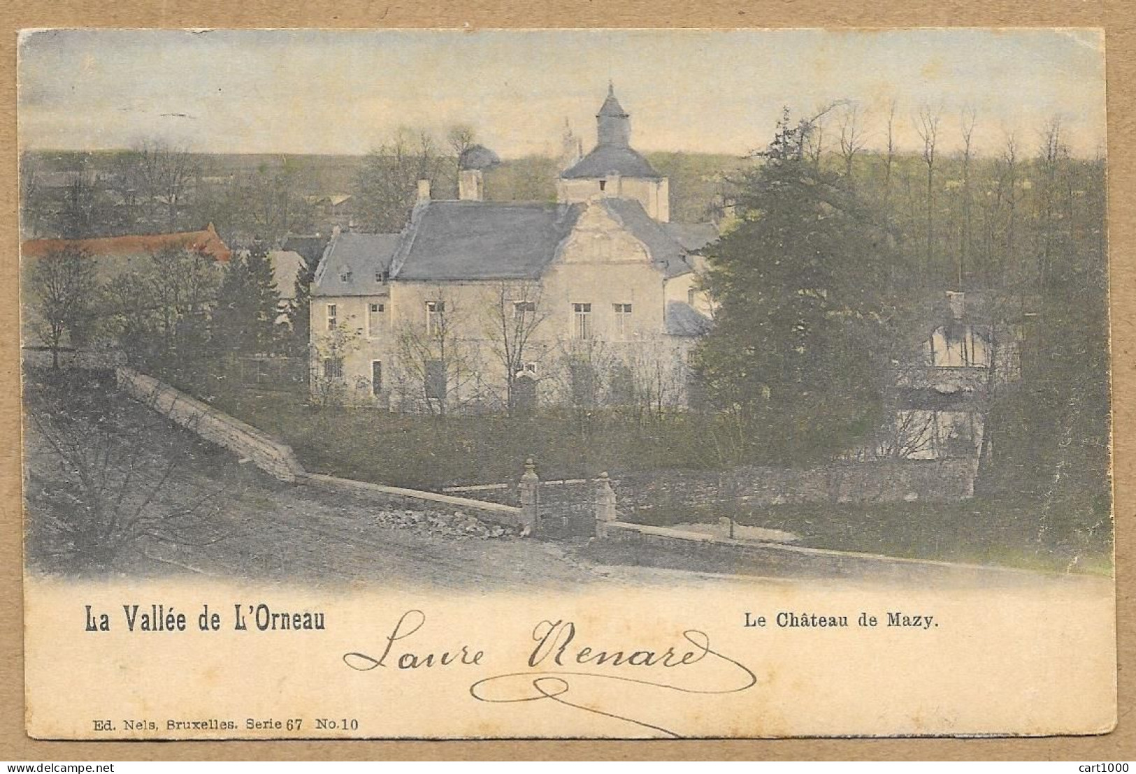 LA VALLEE DE L'ORNEAU LE CHATEAU DE MAZY 1901 N°H231 - Jemeppe-sur-Sambre