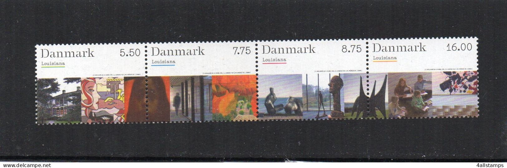 2008 Denemarken Yv N° 1500/1503 : ** - MNH - NEUF - POSTFRISCH - POSTFRIS - Ungebraucht