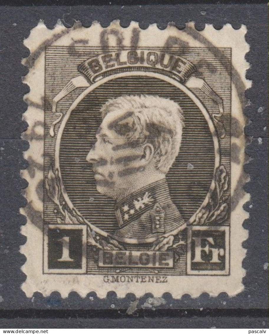 COB 214 Oblitération Centrale SOLRE-ST-GERY - 1921-1925 Petit Montenez