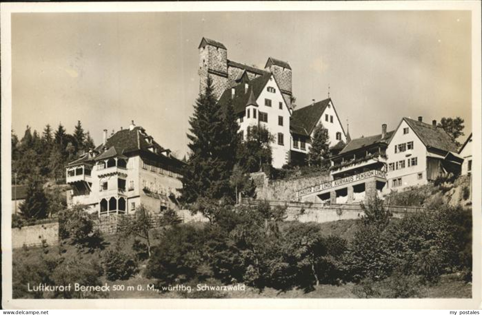 41202091 Berneck Altensteig Gasthaus Pension Zur Linde Berneck - Altensteig