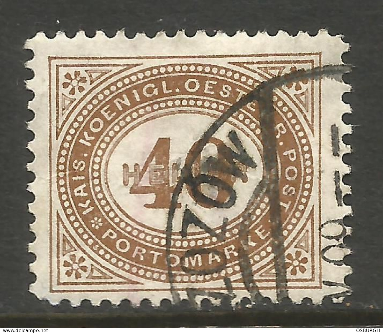 AUSTRIA. POSTAGE DUE. 40h USED. - Portomarken