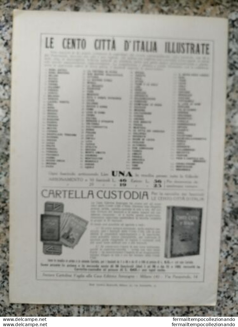 Bi Le Cento Citta' D'italia Illustrate Varallo La Citta' Del Sacromonte Vercelli - Revistas & Catálogos