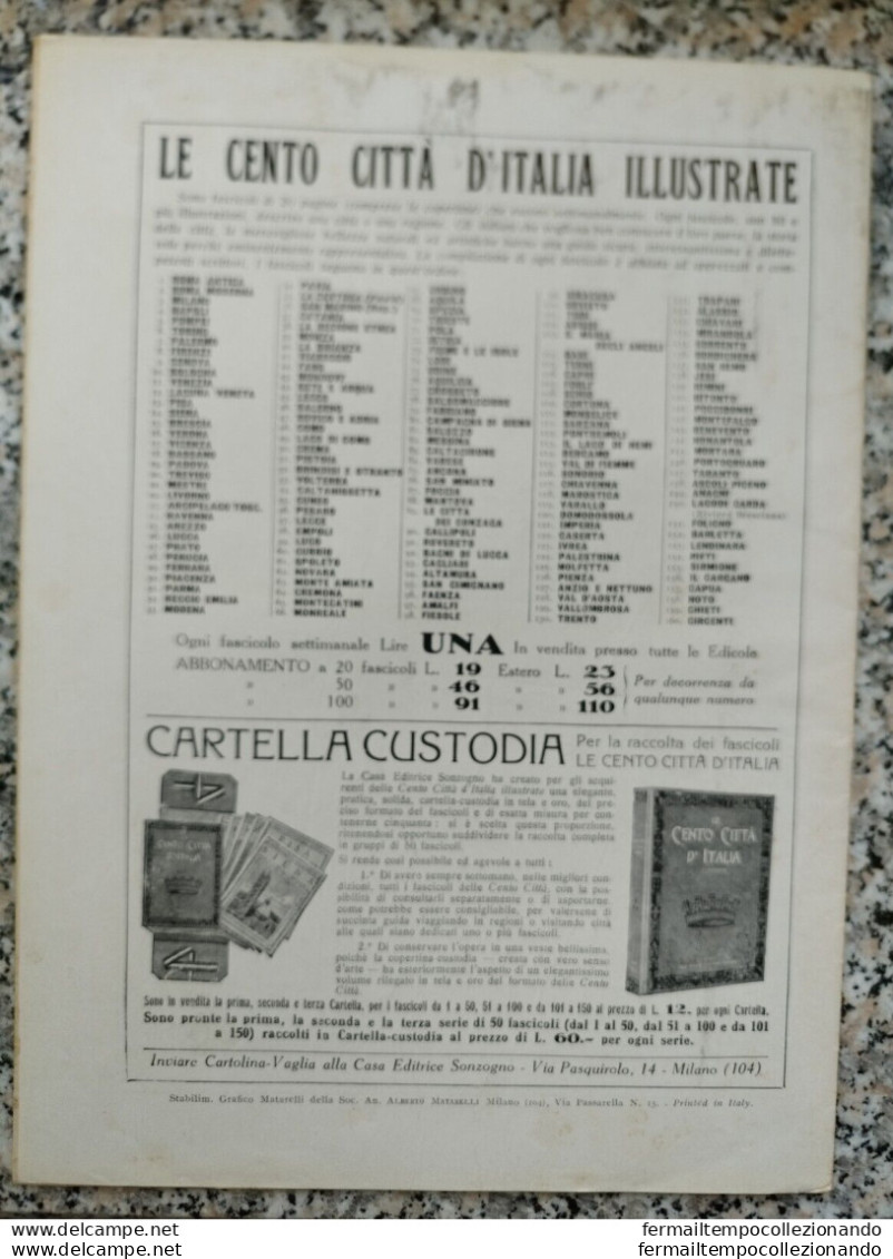 Bi Le Cento Citta' D'italia Illustrate Noto La Ingegnosa Siracusa Sicilia - Magazines & Catalogs