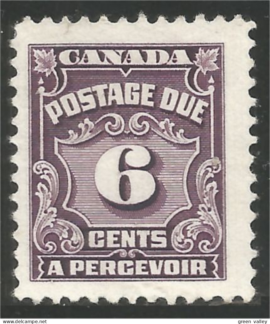 970 Canada 1935 6c Dark Violet Foncé No Gum Sans Gomme (351) - Segnatasse