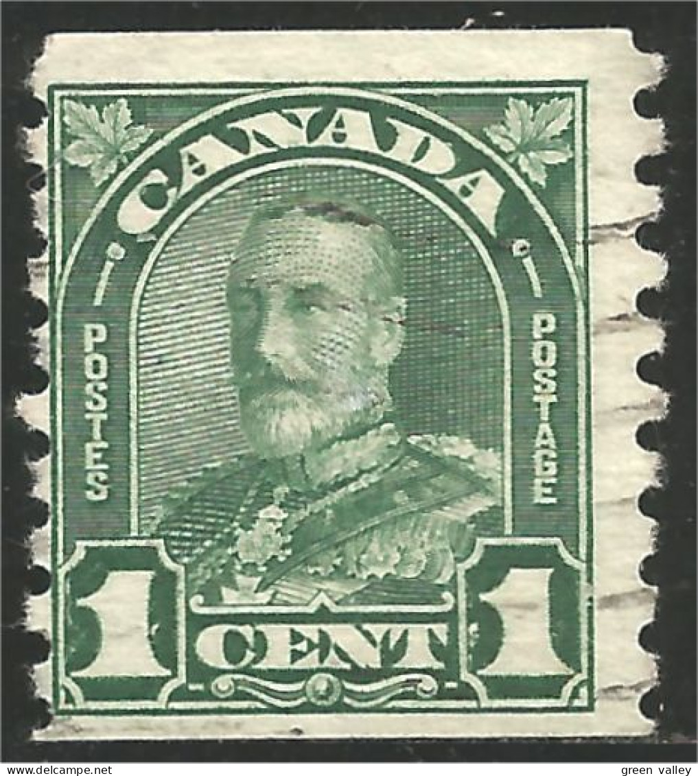 970 Canada King George V 1c Green Coil Roulette (235) - Altri & Non Classificati