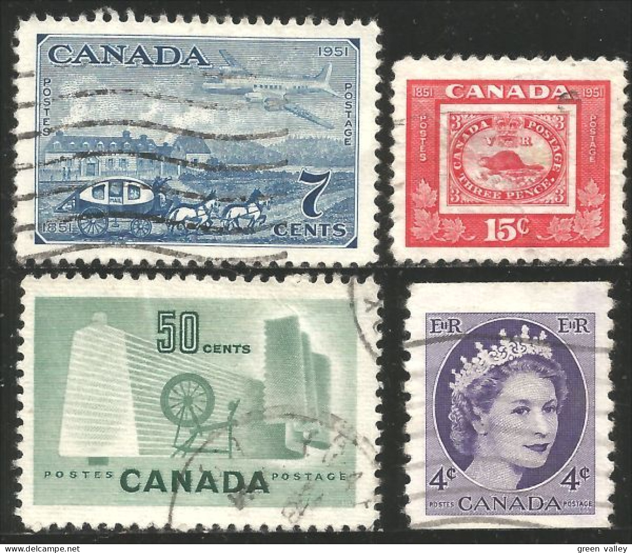970 Canada Hautes Valeurs High Values (194) - Oblitérés