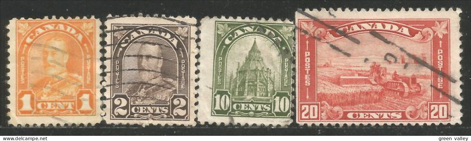 970 Canada 1930 1c To 20c King George V Arch (116) - Oblitérés