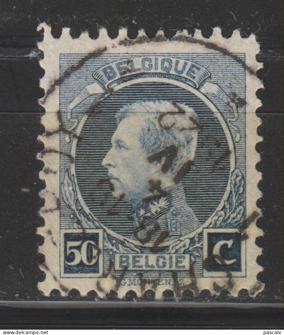 COB 211 Oblitération Centrale CHARLEROY 1 - 1921-1925 Petit Montenez