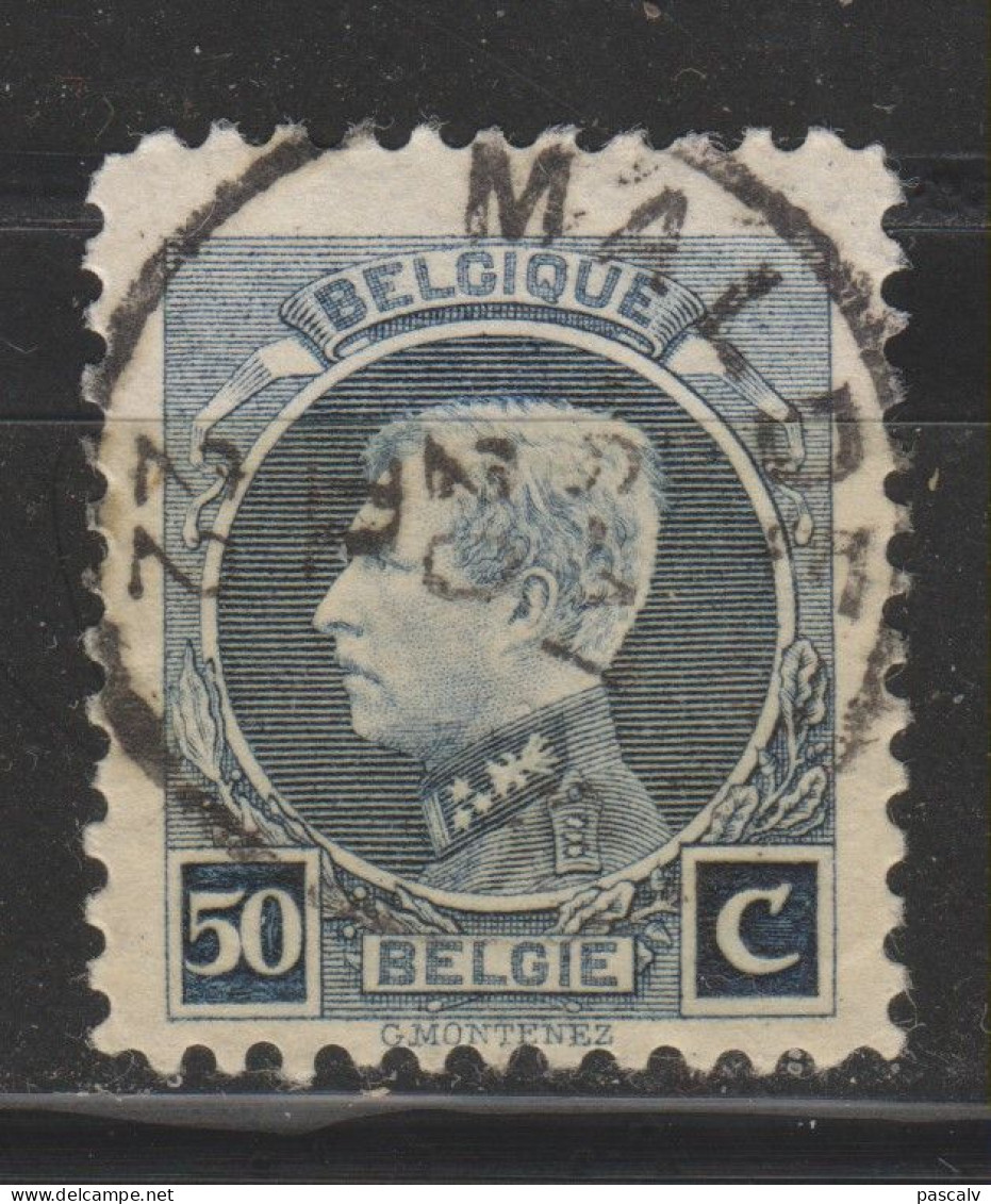 COB 211 Oblitération Centrale MALDEGEM - 1921-1925 Small Montenez