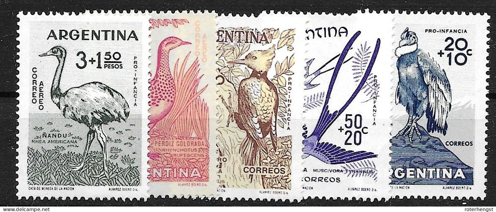 Argentina Mnh ** Birds Set 1960 - Ungebraucht