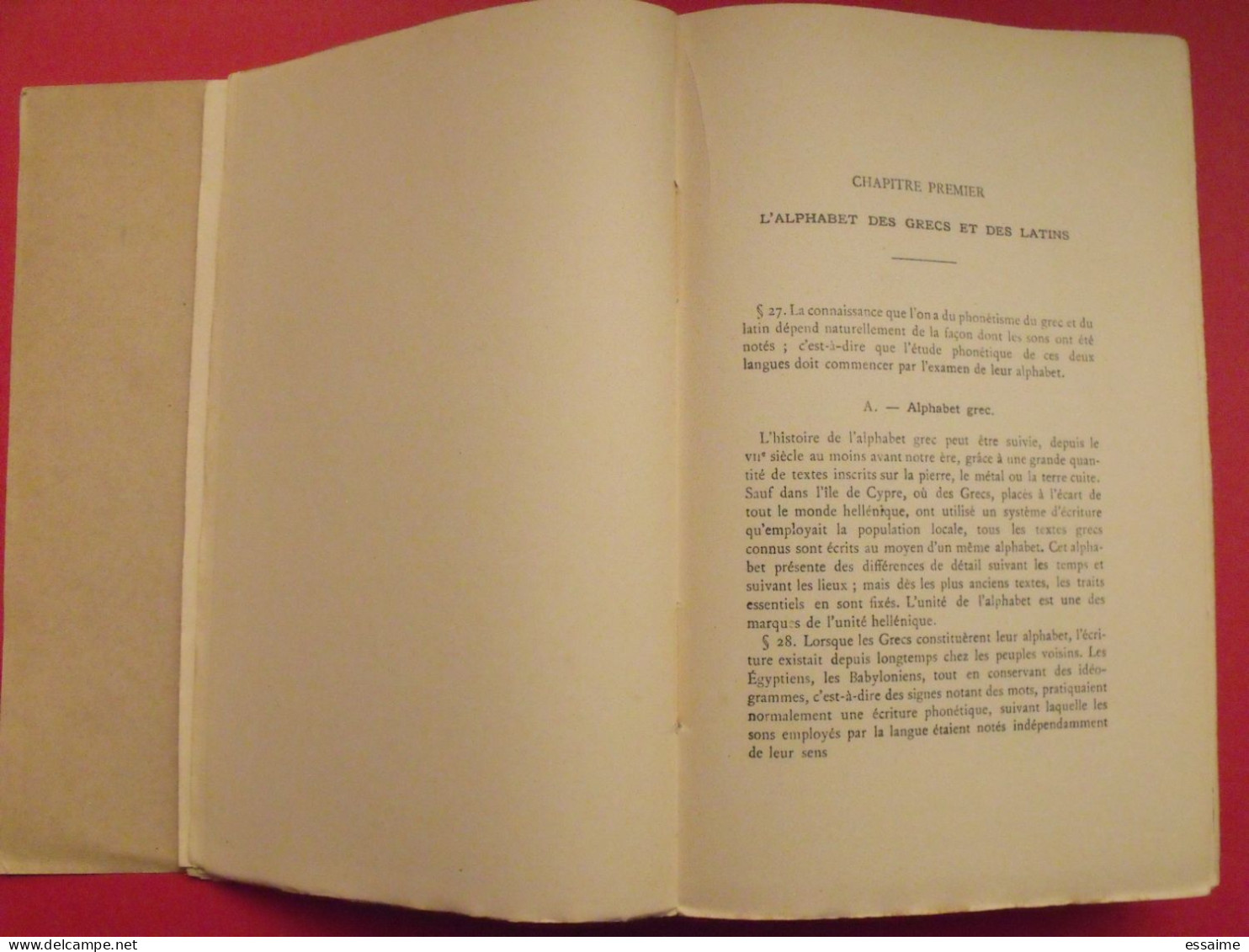 Traité De Grammaire Comparée Des Langues Classiques. Meillet, Vendryes. Honoré Champion 1927 - 18+ Years Old