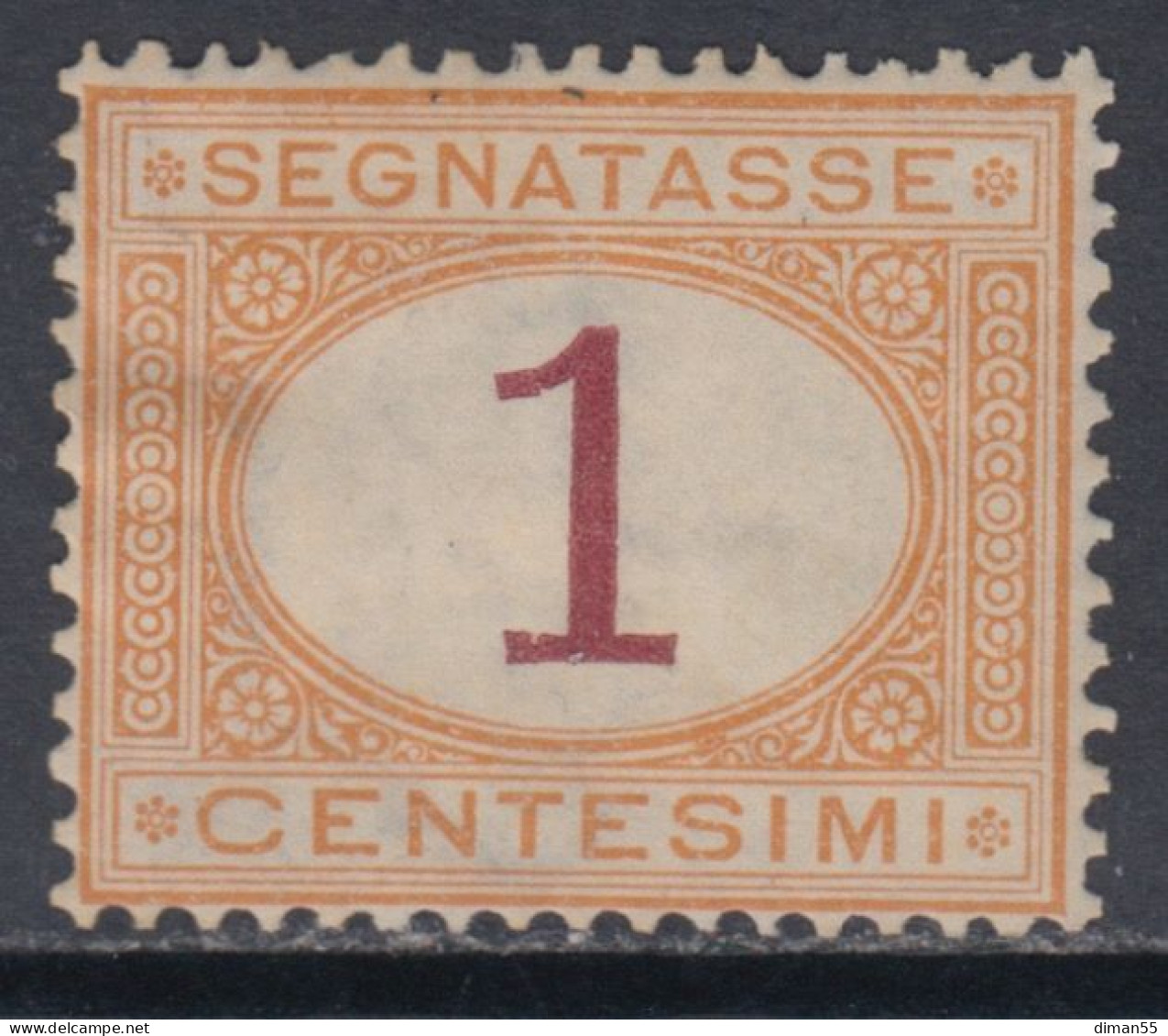 ITALIA - Tax Sassone N. 3 - Cat.70 Euro SUPER CENTRATO  - Linguellato - MH* - Strafport