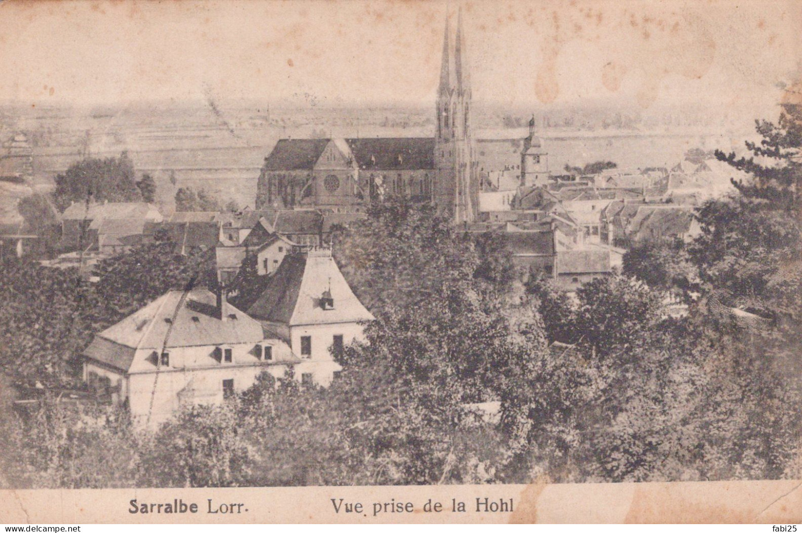 SARRALBE VUE PRISE DE LA HOLH - Sarralbe