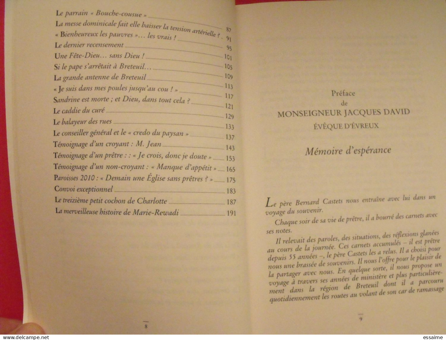 Les Carnets D'un Curé De Campagne. Bernard Castets. Siloë 2001. Normandie Evreux Breteuil - Normandie