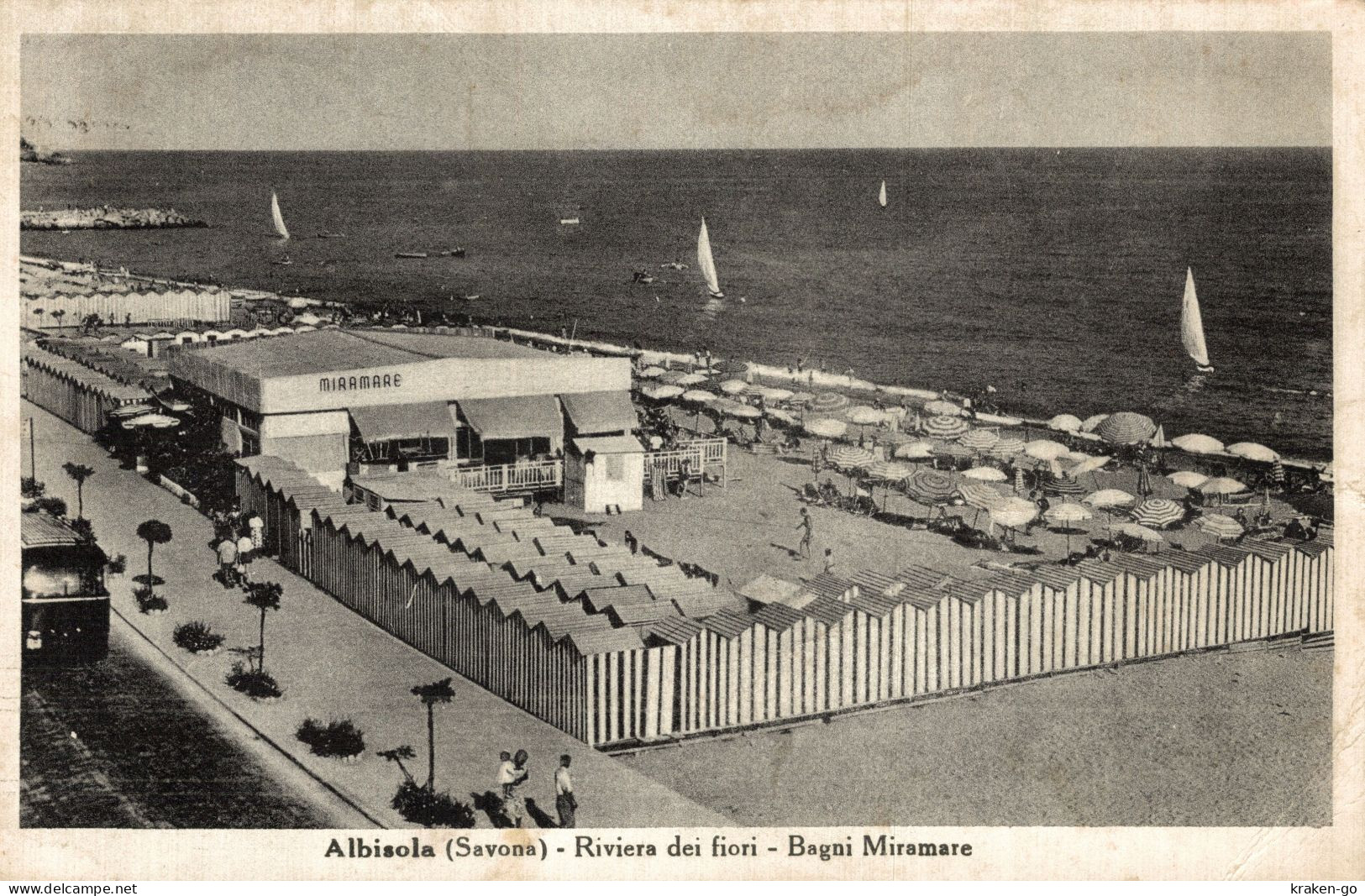 ALBISSOLA MARINA, Savona - Stabilimento Bagni Miramare - VG - #022 - Savona