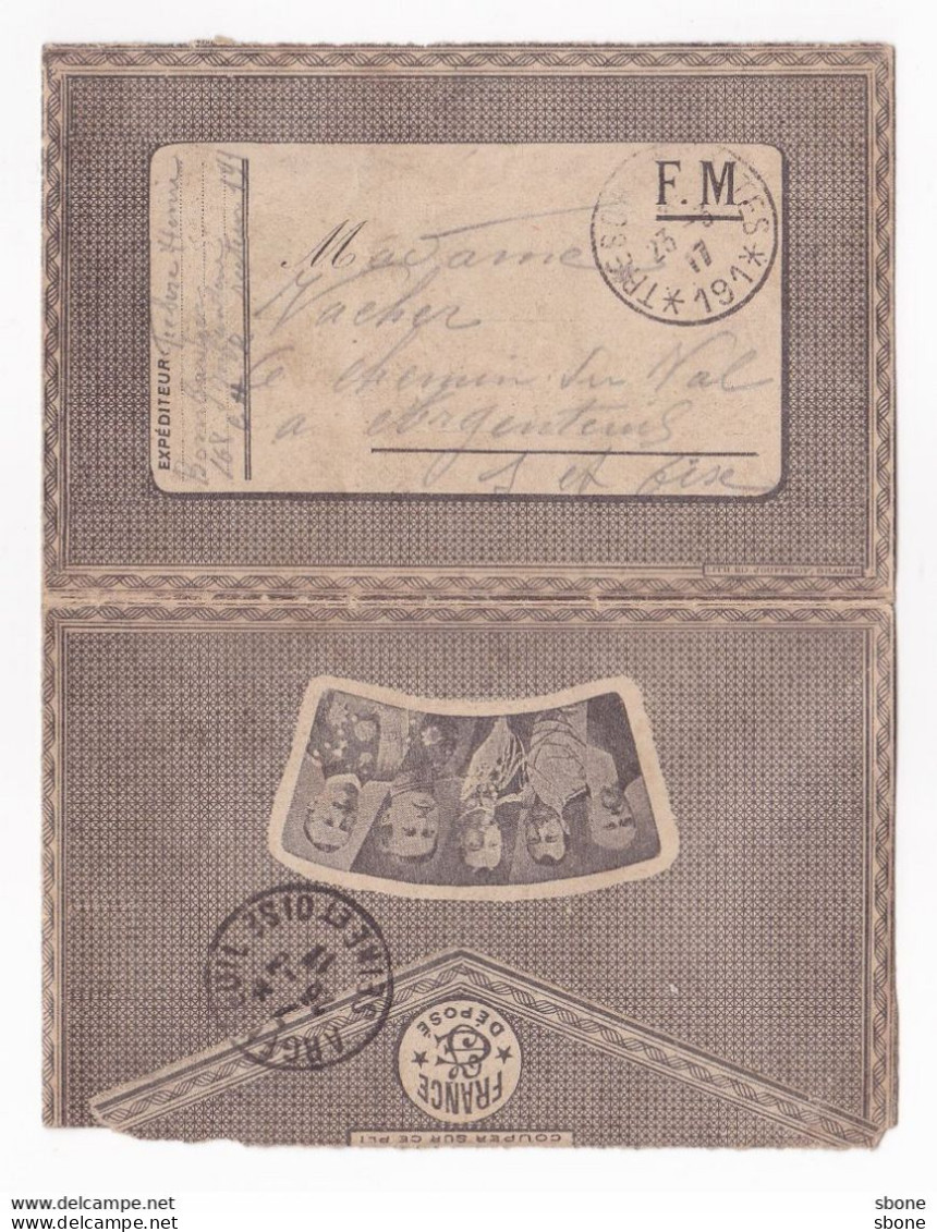 Carte Lettre En Franchise Militaire - Chefs D'état - France