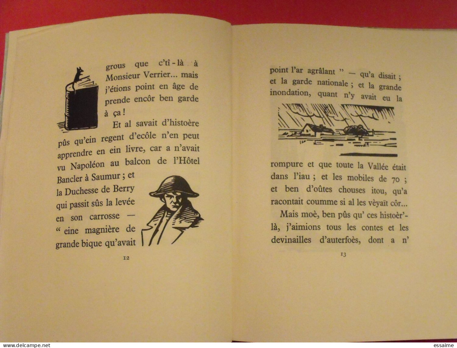 La légende de Saint-Fort. Marc Leclerc. André Bruel, Angers, 1933. numéroté 264.patois de l'Anjou. illust. Morin.