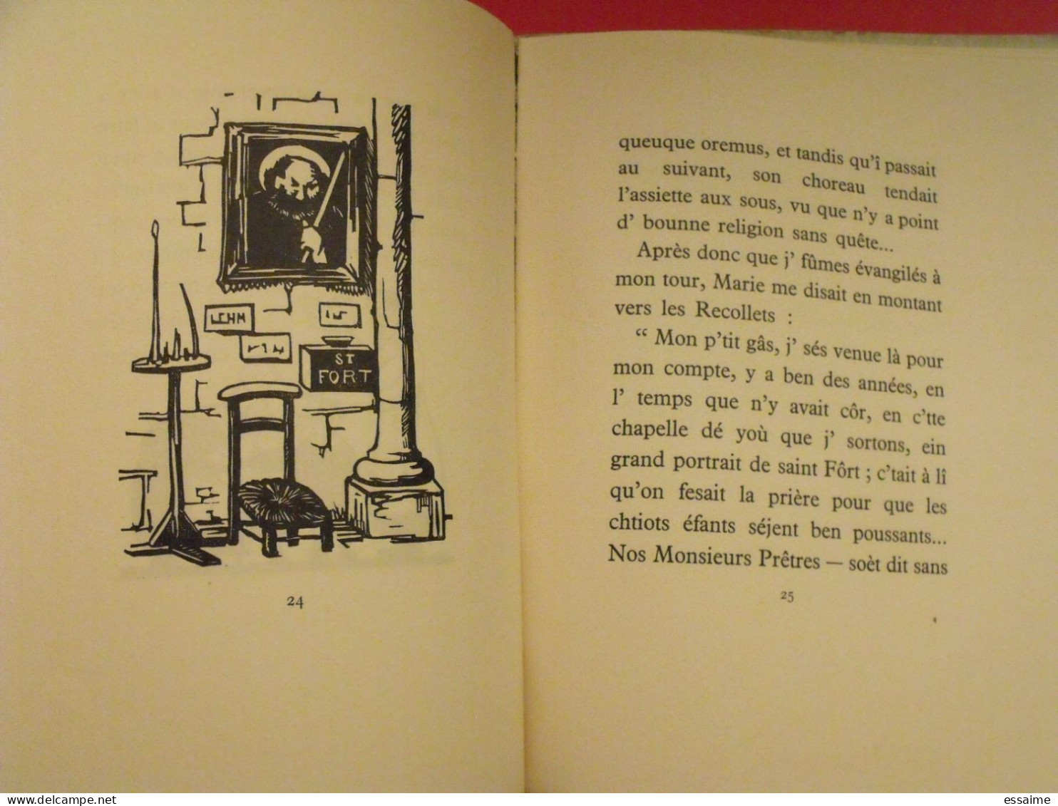 La légende de Saint-Fort. Marc Leclerc. André Bruel, Angers, 1933. numéroté 264.patois de l'Anjou. illust. Morin.