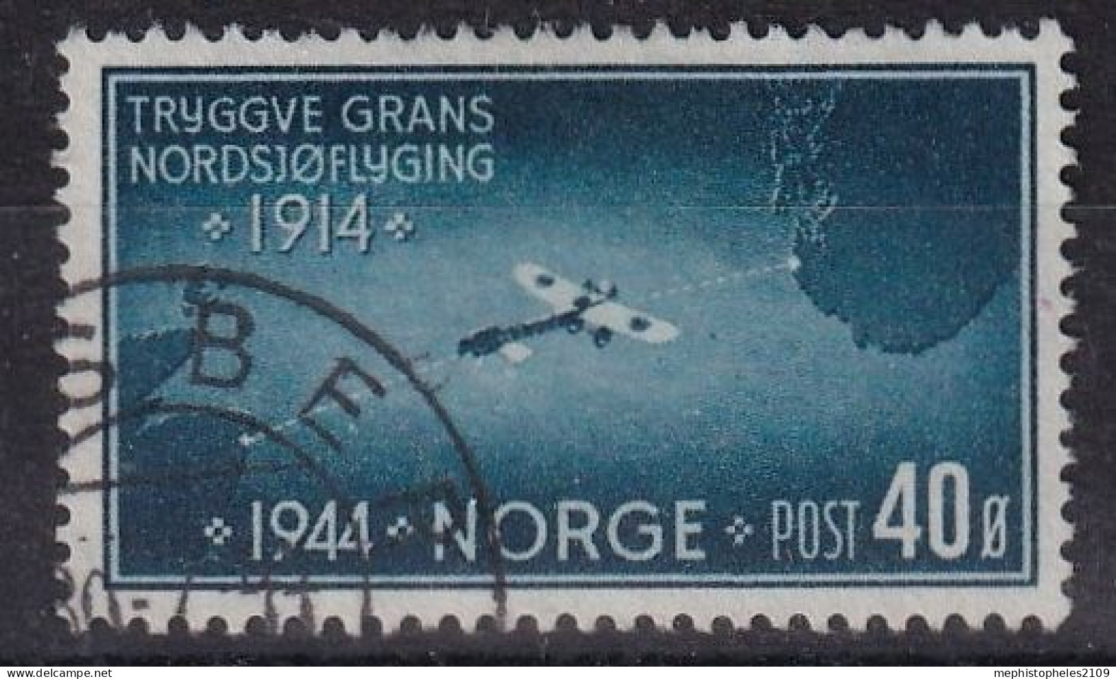 NORWAY 1944 - Canceled - Mi 298 - Usati