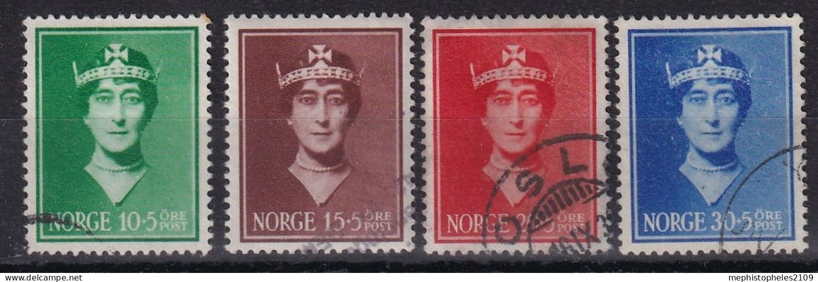 NORWAY 1939 - Canceled - Mi 203-206 - Usados